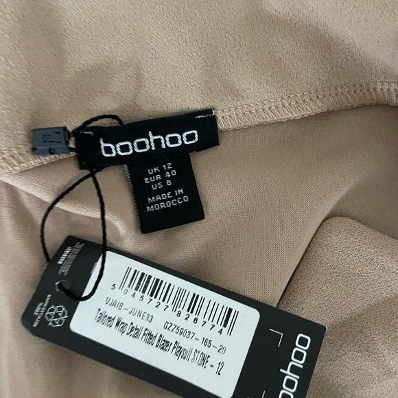 Boohoo beige jumpsuit - Picture 4 of 7